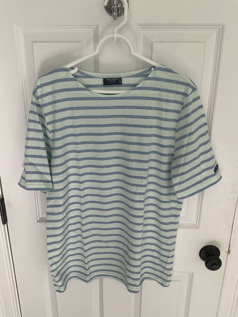 Saint James striped sailor nautical tshirt top sz large